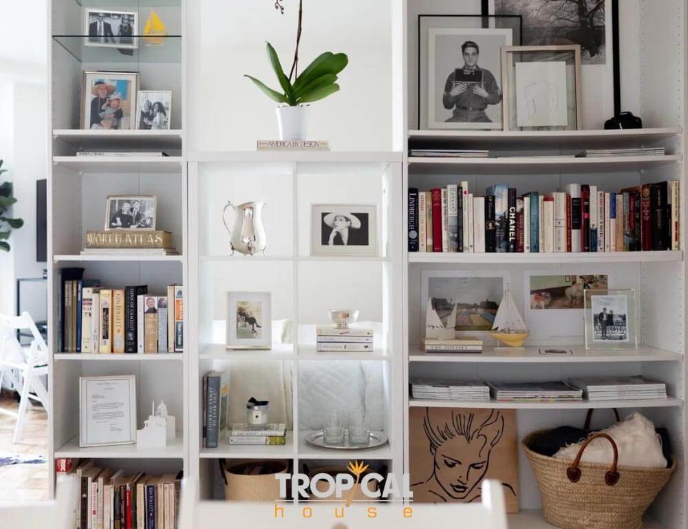 Tận dụng v&aacute;ch ngăn l&agrave;m ngăn chứa đồ